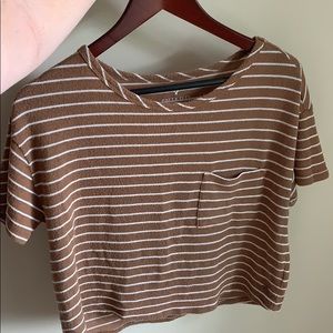 american eagle “soft & sexy” striped tee